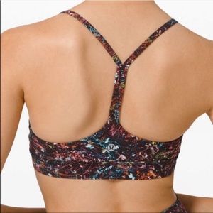 Lululemon Flow Y Bra - floral print